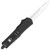 CobraTec Small FS-3 OTF Knife Dual Action Blade Black
