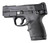 Hogue HandALL Beavertail Grip Sleeve S&W M&P Shield 45 Kahr P9/P40/CW9/CW40- Black