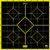 Pro-Shot Splatter Target Sight-In 8" Green Peel/Stick 6EA