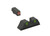 Meprolight Hyper-Bright Orange Ring Front/Green Rear Sights for Kimber 1911 Wedge Models