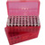 MTM Case-Gard P-50 Series X-Large Handgun Ammo Box - 50 Round Clear Red