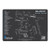 Cerus Gear Glock 42-43 Schematic Promat Charcoal Gray/Cerus Blue - HMGLK42SCHGRY
