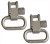 Grovtec Locking Swivel 1" Satin Nickel Only 2-PACK