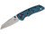 Hogue Deka Able Lock Folder: 3.25" Wharncliffe Blade - Tumbled Finish G-Mascus Blue Lava G10 Frame