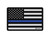 TekMat Police Support Flag Cleaning Mat 11" X 17" - TEKR17POLICE