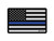TekMat Police Support Flag Cleaning Mat 11" X 17" - TEKR17POLICE
