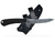Nimrod Acid Washed - Black G10, Plain Edge, 4.38" Blade