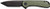Civivi Knife Elementum 2.96" Green Micarta/Black D2 Lnrlck