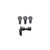 Radian Talon 45/90 Safety Selector - Tungsten Gray 4- Lever Kit