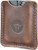 TRAILBLAZER LIFECARD LEATHER SLEEVE DARK BROWN