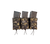 High Speed Gear Taco Shingle X2R Black Multi-Cam Cordura, Fits Rifle Mags