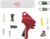 APEX TRIGGER KIT W/FORWARD SET SEAR RED FLAT M&P M2.0 TYPE 3