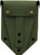 Red Rock Military Tri-Fold Shovel W/ Case 23" Open Black