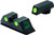 MEPROLIGHT NIGHT SIGHT FIXED SET GREEN/GREEN FOR MOST GLOCK