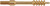Pro Shot Brass JAG W/Spear Tip 6.5MM Rifle/Pistol