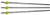 Excalibur Quill Crossbow Bolts 16.5" Illuminated Nocks 3 Pack - 22QV16IL-3