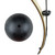 Pine Ridge Brush Buttons Black 2 Pack