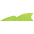 Gateway Batwing Feathers Charteuse 2 in. LW 50 Pack