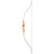 Bear Little Bow Brown Glass 25 lbs. RH