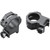Weaver Classic 4Hole Skeleton Rings Matte Black 1" XHigh Clamshell Pack