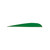 Gateway Parabolic Feathers Green 4 in. LW 100 Pack