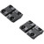 Weaver Classic Aluminum Base Pair Matte Black Browning XBolt Blister Pack
