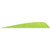 Gateway Parabolic Feathers Chartreuse 4 in. RW 50 Pack