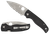 Spyderco Shaman 3.58" Folding Plain Stonewashed CPM S30V Stainless Blade/Black Textured G10 Handle Includes Pocket Clip