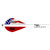 Bohning Blazer QuikFletch American Flag 6 Pack