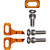 Axcel LANDSLYDE Pointers/Dead Stop Kit Orange Upper and Lower Pointers