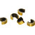 Saunders Brass Nok Set Hunter Black 12-14 Strand 100 Pack