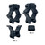 VersaRing Universal Scope Rings Black 30mm Horizontal