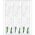 Tactical Vanes Arrow Specific Wraps White Size E 4.675 13 Pack