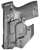 Mission First Tactical Minimalist Holster IWB Black Polymer Belt Clip Fits S&W M&P 2.0 9/40/Shield Plus/Shield 1.0 9/40 Ambidextrous