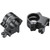 Weaver Classic Quad Lock Detachable Rings Matte Black 1" XHigh Clamshell Pack