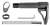 Phase 5 Weapon Systems Carbine Mini Stock Assembly Black Aluminum for AR15/AR10