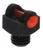 TruGlo StarBrite Deluxe Bead Black Red Fiber Optic Front Sight 6-48" Threads - TG954AR