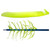 Trueflight Spiral Wrap Flu-Flu Feathers Chartreuse RW 100 Pack
