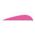 Trueflight Parabolic Feathers Pink 3 in. LW 100 Pack