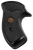 Pachmayr 0 Compact Grip Checkered Black Rubber