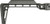Midwest MI Minimalistic Side Folding Stock Black
