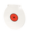 Birchwood Casey Round Steel Target Plate 12" Centerfire Rifle/Handgun Black/Red/White NM500 Hanging