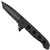 Columbia River Knife & Tool CRKT Tanto Flipper (3.75" Black Serr)