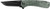 Outdoor Edge Razor VX1 3" Folder Green Topo Aluminum Spring Assist - VX130CC