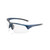 BOG S&W Corporal Shooting Glasses Half Frame Blue with Clear Lens - 110164