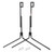 Viking Solutions Adjustable Target Stand Black Steel