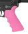 Hogue AR-15 Beavertail Grip W/Finger Grooves Pink