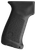 Hogue Pistol Grip without Finger Grooves Black Overmolded Fits AK-47/AK-74 - 74030