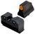 XS Sights R3D 2.0 Night Sight Set Orange Tritium Front/Black Oxide Frame Fits Glock