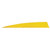 Gateway Shield Cut Feathers Neon Yellow 5" RW 50 Pack - 500RSSFY-50